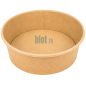 (X50) - Pots à salade kraft 500 ML - (Ø 14,8 CM | H 4,7 CM) (X50) - Pots à salade kraft 500 ML - (Ø 14,8 CM | H 4,7 CM)