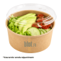 (X50) - Pots à salade kraft 750 ML - (Ø 14,8 CM | H 6,2 CM) (X50) - Pots à salade kraft 750 ML - (Ø 14,8 CM | H 6,2 CM)