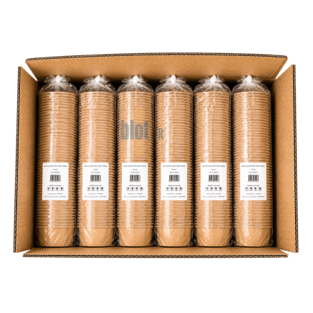 (X300) - Pots à salade kraft  1000 ML - (Ø 14,8 CM | H 7,6 CM)