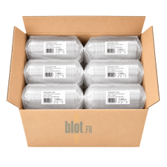 (X300) - Couvercle RPET transparent pour saladier 1300 ML  - (Ø 19CM)
