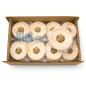 (X1000) – Assiette bagasse ronde naturelle - (Ø26 CM) (X1000) – Assiette bagasse ronde naturelle - (Ø26 CM)