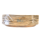 (X25) – Assiette Ovale en palmier - (41,5 X 27,5 CM) (X25) – Assiette Ovale en palmier - (41,5 X 27,5 CM)