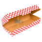 Boîte panini carton rouge - (26,5x12,2x7 CM) – (Lot 50)