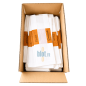 (X1000) - Sacs Sandwich "Pause Gourmande" - Fenêtre PP - (10 + 6 × 34 CM)