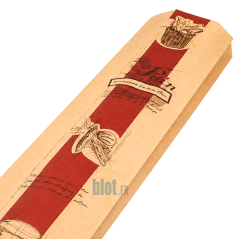 (X1000) – Sac pain kraft brun Tradition – (11 + 6,5 X 50 CM)