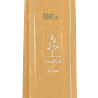 (X1000) – Sac Pain kraft brun Tradition – (10 + 5,5 X 48 CM) - Zoom sur le logo du sachet
