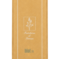 (X1000) – Sac Gros Pain kraft brun Tradition – (12 + 8 X 48 CM) - Zoom sur le sachet