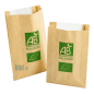 (X1000) - Sacs AB kraft - Agriculture Biologique - Fenêtré - (23 + 5 X 35 CM)