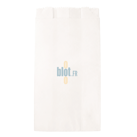 (X1000) - Sacs croissants kraft blanchi - (12 + 5 x 21 CM)
