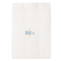 Sac papier kraft blanchi vierge pour croissants et viennoiseries généreuses