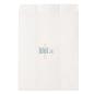 (X1000) - Sacs croissants kraft blanchi - (14 + 7 x 25 CM)