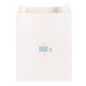 (X1000) - Sacs croissants kraft blanchi - (17 + 8 x 27 CM)