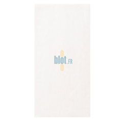 (X1000) - Sacs croissants kraft blanchi - (18 + 8 x 34 CM)