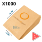 (X1000) - Sacs Viennoiserie kraft brun "Tu me fais croquer" - (12 + 5 x 16 CM) (X1000) - Sacs Viennoiserie kraft brun "Tu me fais croquer" - (12 + 5 x 16 CM)