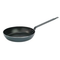 Poêle professionnelle Matfer Chef Ø 22 cm en aluminium avec queue en acier rivetée