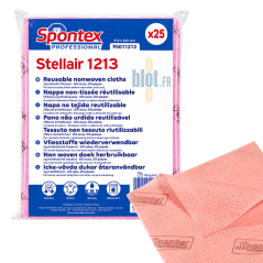 Sachet de 25 lavettes non tissées roses Spontex Professional Stellair 1213