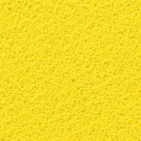 Gros plan sur la texture poreuse et absorbante de la toile-éponge Spongyl 57 jaune