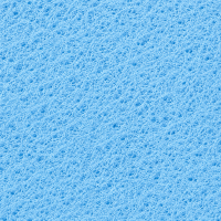 Gros plan sur la texture poreuse et absorbante de la toile-éponge Spongyl 87 bleue