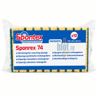 Sachet de 10 éponges grattantes Sponrex 74 pour le nettoyage professionnel