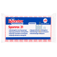 Sachet de 10 éponges grattantes douces Sponrex 31 pour surfaces fragiles