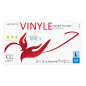 (X100) - Gants Vinyle Prémium Poudrés - Taille L