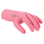 (X1 paire) - Gant latex rose taille 7 - Vital 115