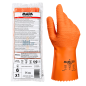 Gant latex orange Mapa Harpon 321 taille 6 avec emballage professionnel