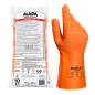 Gant latex orange Mapa Harpon 321 taille 10 avec emballage professionnel