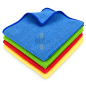 (Lot x5) - Lavette microfibre professionnelle Verte - (38x38)