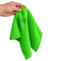 (Lot x5) - Lavette microfibre professionnelle Verte - (38x38)