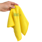 (Lot x5) - Lavette microfibre professionnelle Jaune - (38x38)