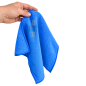 (Lot x5) - Lavette microfibre professionnelle Bleue - (38x38)
