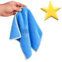 (Lot x5) - Lavette microfibre prémium BLEUE - (38x38)