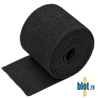 Rouleau abrasif noir SPONTEX Mercury 84 de 3 m pour le récurage intensif professionnel
