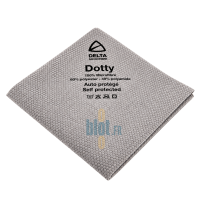Lavette microfibre bactériostatique grise DOTTY 40 x 40 cm pliée