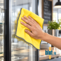 (X5) - Lavette microfibre haute qualité jaune - (33x37 CM) – MIRACLE