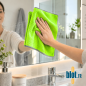 (X5) - Lavette microfibre haute qualité VERTE - (33x37 CM) – MIRACLE
