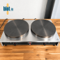 Crêpière électrique double Krampouz 40 cm | Usage intensif