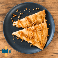 Crêpes préparées avec une crêpière électrique double Krampouz professionnelle
