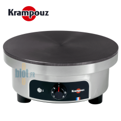 Crêpière Krampouz électrique 40 cm Confort CTRO4AA-KR avec plaque en fonte usinée