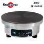 Crêpière Krampouz Confort CTRO4BC-KR 40 cm en version triphasée 400V