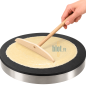 Râteau à crêpes plat 18 cm | Rozell pour crêpes fines