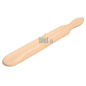 Spatule à crêpes en bois de hêtre de 40 cm avec longue palette pour retourner les crêpes