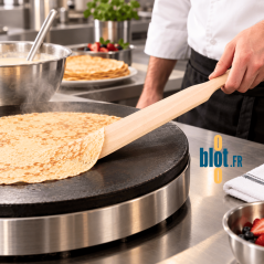 Spatule à crêpes en bois 40 cm | Palette biseautée 46 mm