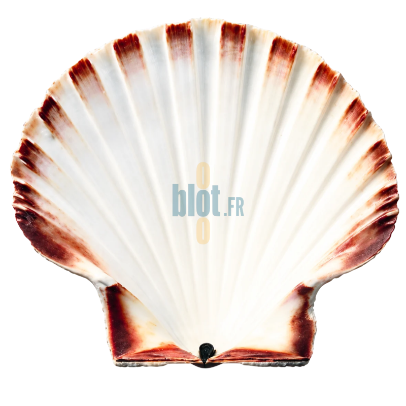(LOT DE 160) - Coquilles Saint-Jacques vides - (13,5 CM)