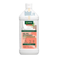 Flacon de gel WC détartrant écologique Le Vrai Professionnel 1 L vu de face