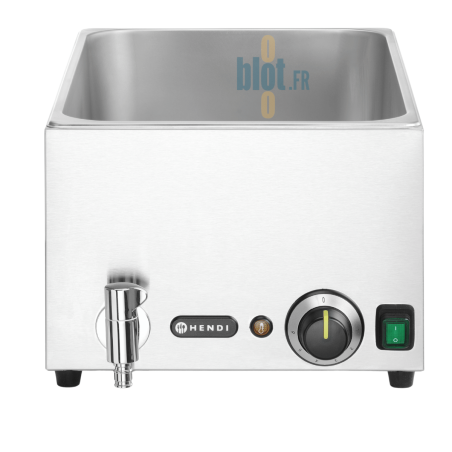 Bain-marie avec robinet HENDI Ranger - (GN 1/1) - 150 MM