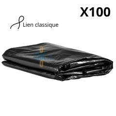 (X100) - Sac poubelle BD Noir conteneur - (240L) -