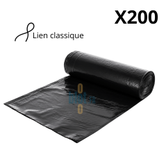 (X200) - Sac poubelle BD Noir conteneur - (50L)