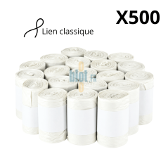 (X500) - Sac poubelle HD Blanc - (30L)